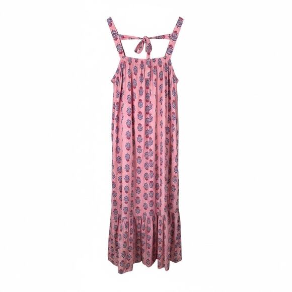 Old Navy Womens size XL Tie Back Ruffle Tiered Ruffle Hem Maxi Dress - Picture 2 of 11